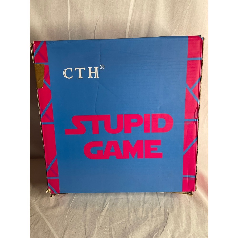 CTH Stupid Game Tabletop Board Game Blue Pink Box X0032CL6XT New Open‎ Box